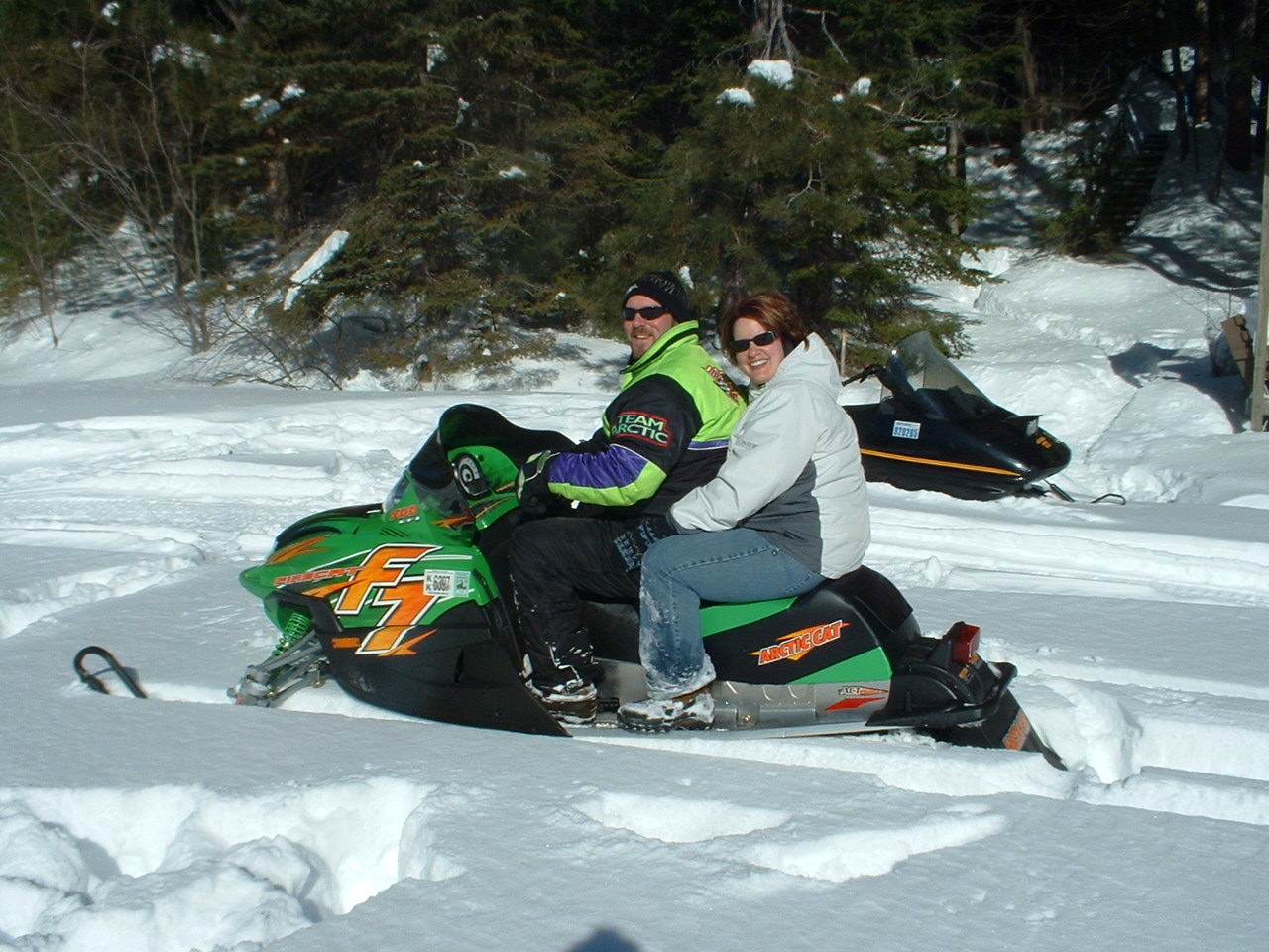guest photo: Wendekiers on their snowmobile