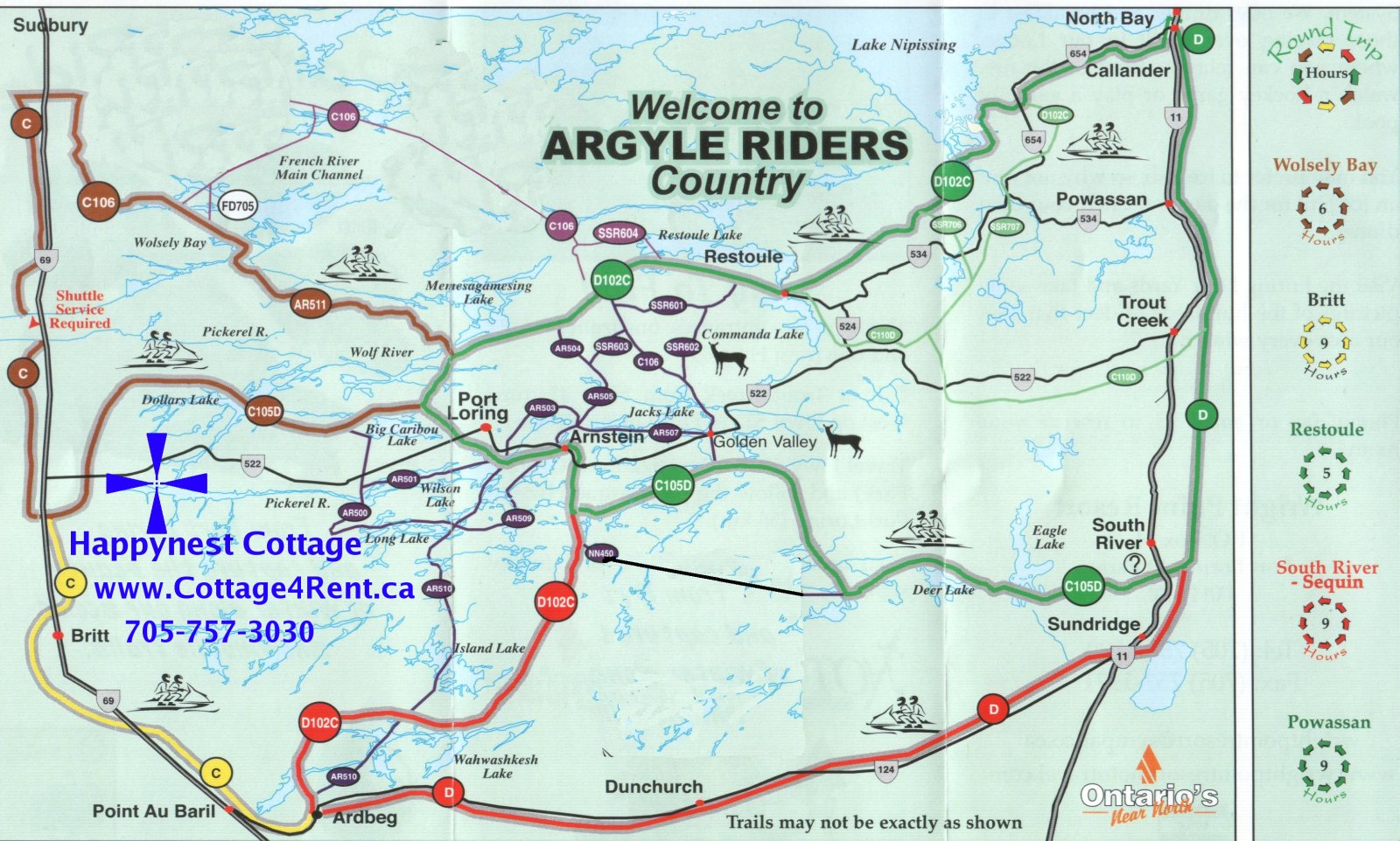 simplified trail map