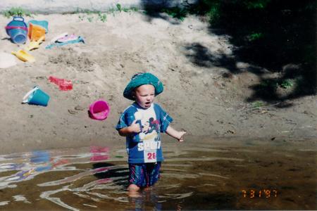 guest photo: shallow water and sand beach